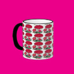 Bunch of Red Mushrooms Mug