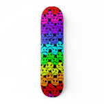 Bunch of Sad Faces (rainbow) - Skateboard