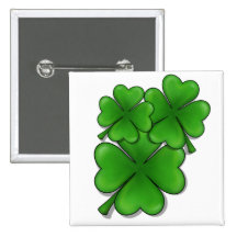 bunch of shamrocks pin