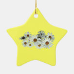 Bunch of White Daisies Christmas Ornament