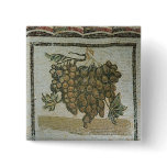Bunch of white grapes, Roman mosaic Pinback Button