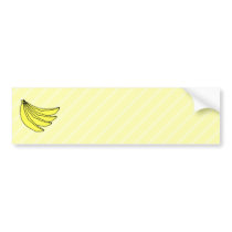 Bunch of Yellow Bananas. Bumper Sticker