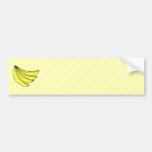Bunch of Yellow Bananas. Bumper Sticker