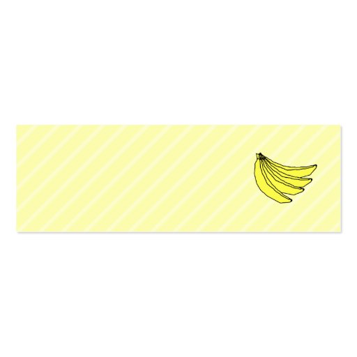 Bunch of Yellow Bananas. Business Card (front side)