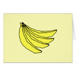 Bunch of Yellow Bananas. Card