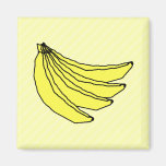 Bunch of Yellow Bananas. Magnets