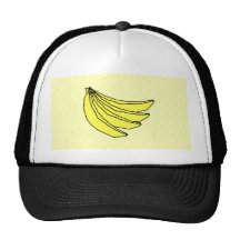 Bunch of Yellow Bananas. Mesh Hat