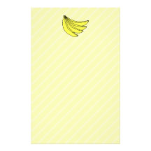 Bunch of Yellow Bananas. Personalized Stationery