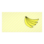 Bunch of Yellow Bananas. Photo Card Template