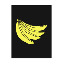 Bunch of Yellow Bananas. Postcard