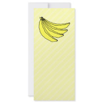 Bunch of Yellow Bananas. Custom Rack Cards