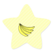 Bunch of Yellow Bananas. Sticker