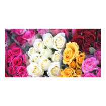 Bunches or Roses Photo Card