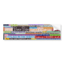 Bunco Babe Bumper Stickers