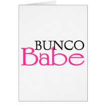 Bunco Babe Greeting Cards