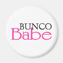 Bunco Babe Refrigerator Magnet