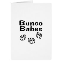Bunco Babes Greeting Card