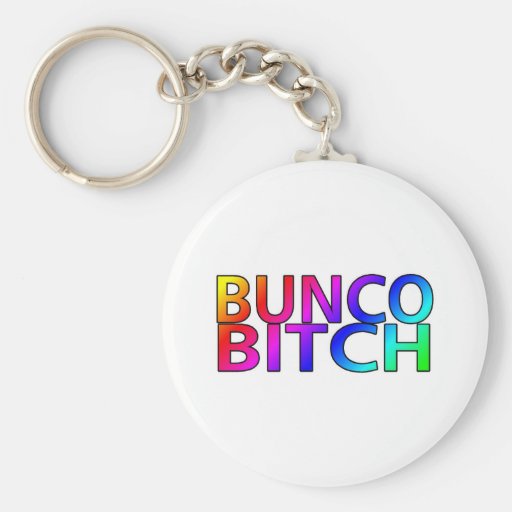 Bunco Bitch Color Keychains