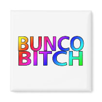 Bunco Bitch Color Fridge Magnets