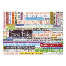 Bunco Custom Invites