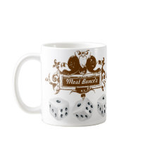 bunco game design mugs