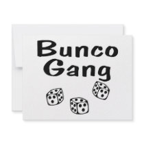 Bunco Gang Invitations