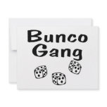 Bunco Gang Invitations
