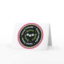 bunco good friends cards