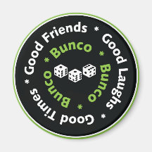 bunco good friends magnets