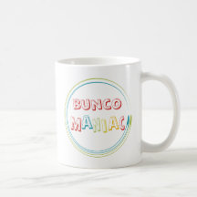 bunco maniac coffee mugs