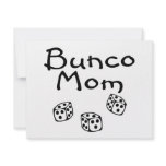 Bunco Mom Personalized Invitation
