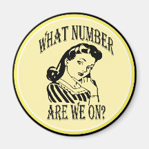 Bunco What Number Are We On #2 Fridge Magnets