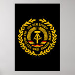 Bundesrepublik Deutschland/guirnalda de la Alemani Poster