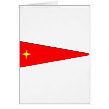 Bundeswehr Bootswimpel Brigadegeneral Greeting Cards
