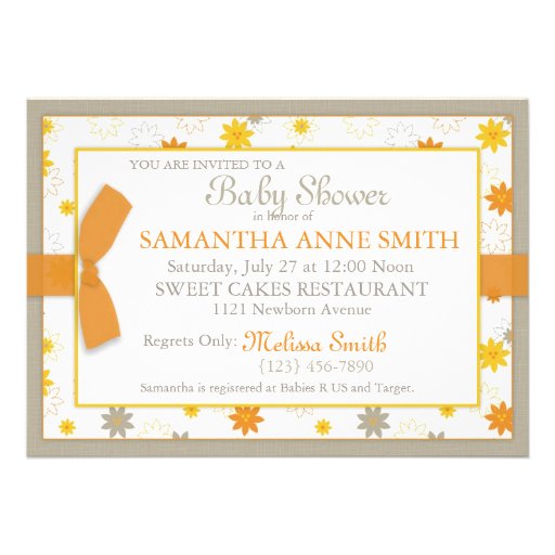 Bundle of Joy Baby Shower Invitation Card