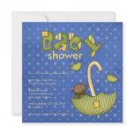 Bundle of Joy :: Green :: Baby Shower Invitation