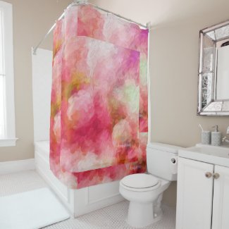 Bundle of Love Wrapped In a Lovely Shower Curtain