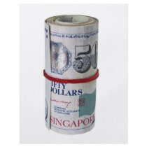 Bundle of Singapore currency Personalized Flyer