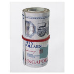 Bundle of Singapore currency Personalized Flyer