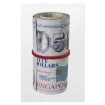 Bundle of Singapore currency Stationery Design