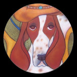 Bungalowart.com Desert Hound Large Sticker