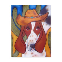 Bungalowart.com Desert Hound Postcard
