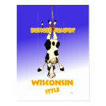 Bungee Jumpin' Wisconsin style Post Cards
