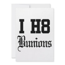 bunions custom invitations