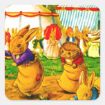 Bunnies and Hedgehogs Sticker