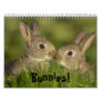 Bunnies calender wall calendar