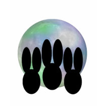 Bunnies Howling at Moon t-shirts by bunnychurch Bunnies Howling at Moon t-shirts