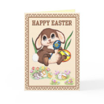 Bunnies in field cards by KABSANNIE Bunnies in field cards