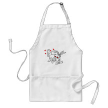 Bunnies In Love Apron