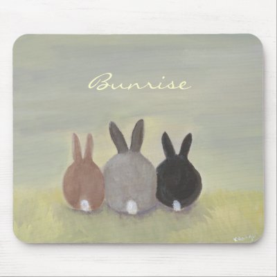 Bunnies Mousepad by hop4joy